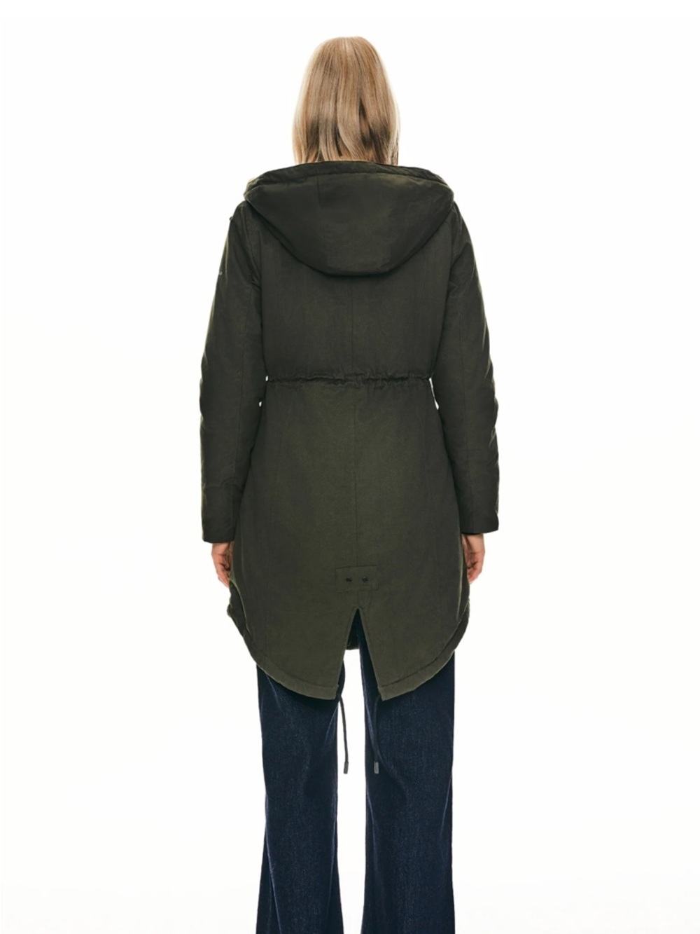Women’s Orolay Fleece Lined Hooded Parka Jacket - Picture 2 of 13